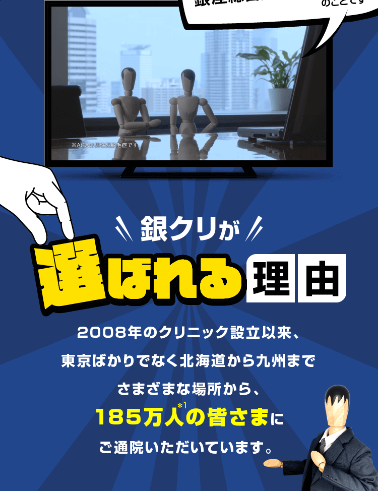 銀クリが選ばれる理由