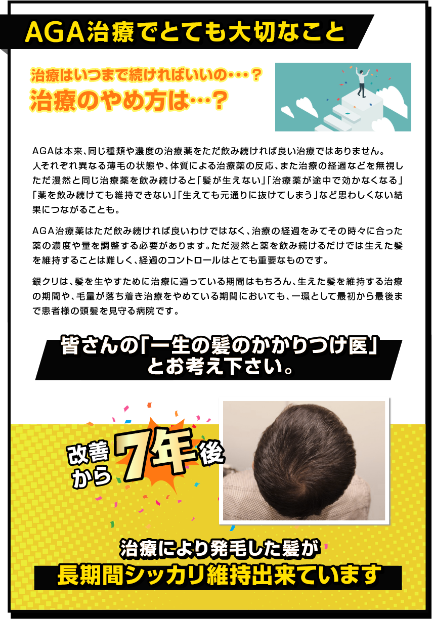 治療のやめ方は…？