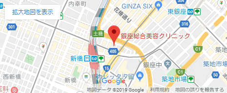 銀座総合美容クリニック(AGA相談の銀クリ) 東京院のgooglemap